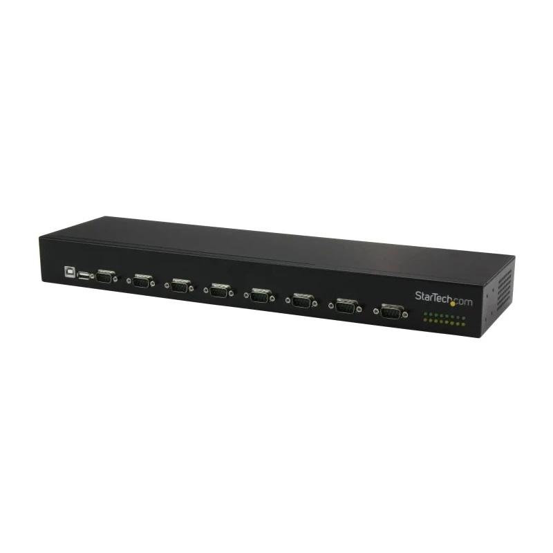 StarTech.com RS232 Interface Converter 8 Ports 921.6 kbps USB-B to D-Sub Rack Mount 
