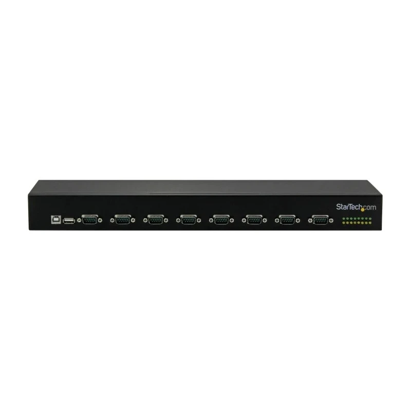 StarTech.com RS232 Interface Converter 8 Ports 921.6 kbps USB-B to D-Sub Rack Mount 