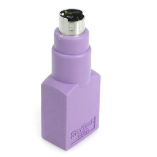 StarTech.com USB Keyboard to PS/2 Adapter, Female USB-A to Male PS/2 Connector, Compact 50x20x10mm, 13g GC46FMKEY