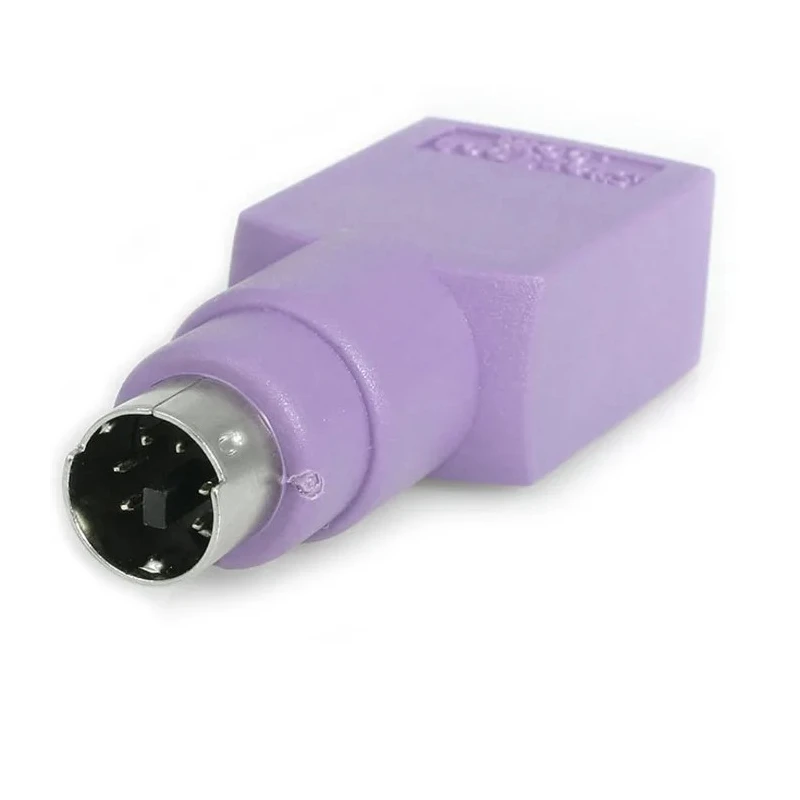 StarTech.com USB Keyboard to PS/2 Adapter, Female USB-A to Male PS/2 Connector, Compact 50x20x10mm, 13g GC46FMKEY
