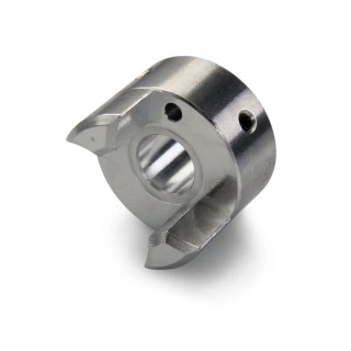 Ruland Aluminium Set Screw Flexible Coupler 15 mm OD 3 mm Bore Diameter 21.8 mm Length MJS15-3-A