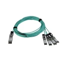 StarTech.com Optical Quad Small Form-Factor Pluggable (QSFP+) Transceiver Module 40000Mbps Compatible with QSFP4X10GAO5
