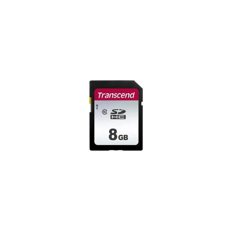 Transcend 8 GB SDHC 300S Series SD Card Class 10, UHS-I U3 V30, 3D TLC NAND TS8GSDC300S