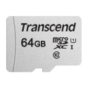 Transcend 64 GB MicroSDXC MicroSD Memory Card A1 UHS I U3 Class 10 Adapter Included TS64GUSD300S