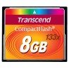 Transcend Compact Flash Card 8GB MLC NAND 50Mbps Read 20Mbps Write CE FCC BSMI CF133