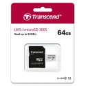 Transcend 64 GB MicroSDXC microSD A1 Class 10 UHS I U1 U3 Memory Card TS64GUSD300S-A