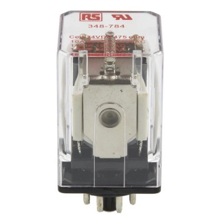 RS PRO Power Relay 24V dc Coil 10A Switching DPDT 348-784