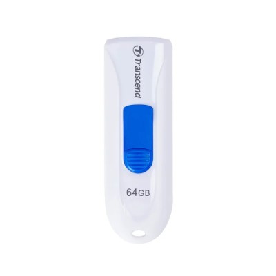 Transcend JetFlash 790 64 GB USB 3.1 Gen 1 Flash Drive Capless Retractable USB Connector TS64GJF790W