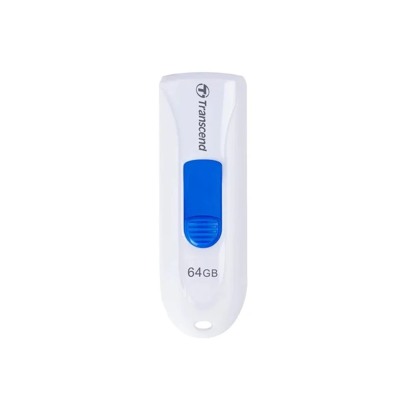 Transcend JetFlash 790 64 GB USB 3.1 Gen 1 Flash Drive Capless Retractable USB Connector TS64GJF790W
