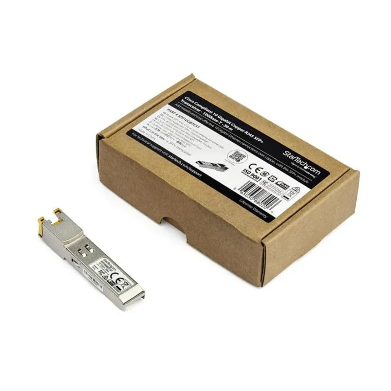 StarTech.com RJ45 Copper Transceiver Module 10Gbps, 30m Maximum Transfer Distance RJ45 Connector 