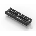 TE Connectivity DIL Socket 28 Contacts 2.54 mm Pitch Straight Through Hole Stamped Pin Ladder 1A 250V 1-2199298-9