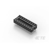 TE Connectivity 2.54 mm Pitch Straight 20 Way Through Hole Stamped Pin Ladder DIL Socket, 1A 1-2199298-6