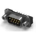 TE Connectivity D-Sub 9 Way Straight Through Hole D-Sub Connector with 4 to 40 UNC Threaded Insert Male 3-338309-2