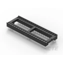 TE Connectivity 2.54 mm Pitch Straight 40 Way Through Hole Stamped Pin Ladder DIL Socket 1-2199299-5