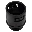 Adaptaflex Conduit Fitting Nickel Finish, Polyamide 66, 34 mm Nominal Size, M32 Threaded 7TCA296000R0957 AL34/M32/A/BL