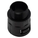 Adaptaflex Conduit Fitting Nickel Finish, Polyamide 66, 34 mm Nominal Size, M32 Threaded 7TCA296000R0957 AL34/M32/A/BL
