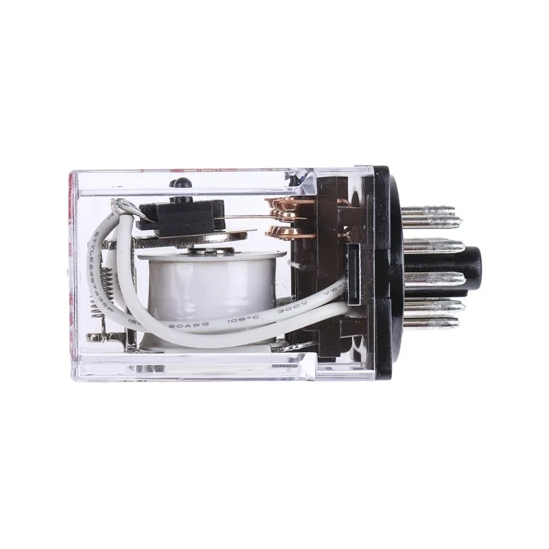 RS PRO Power Relay 24V DC Coil 10A Switching Current 3PDT Silver Alloy Contacts 1.2W Coil Power 348-829