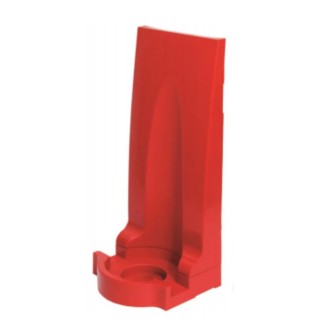 RS PRO Fire Extinguisher Stand Red Polypropylene 665x292x270 mm 186-5335
