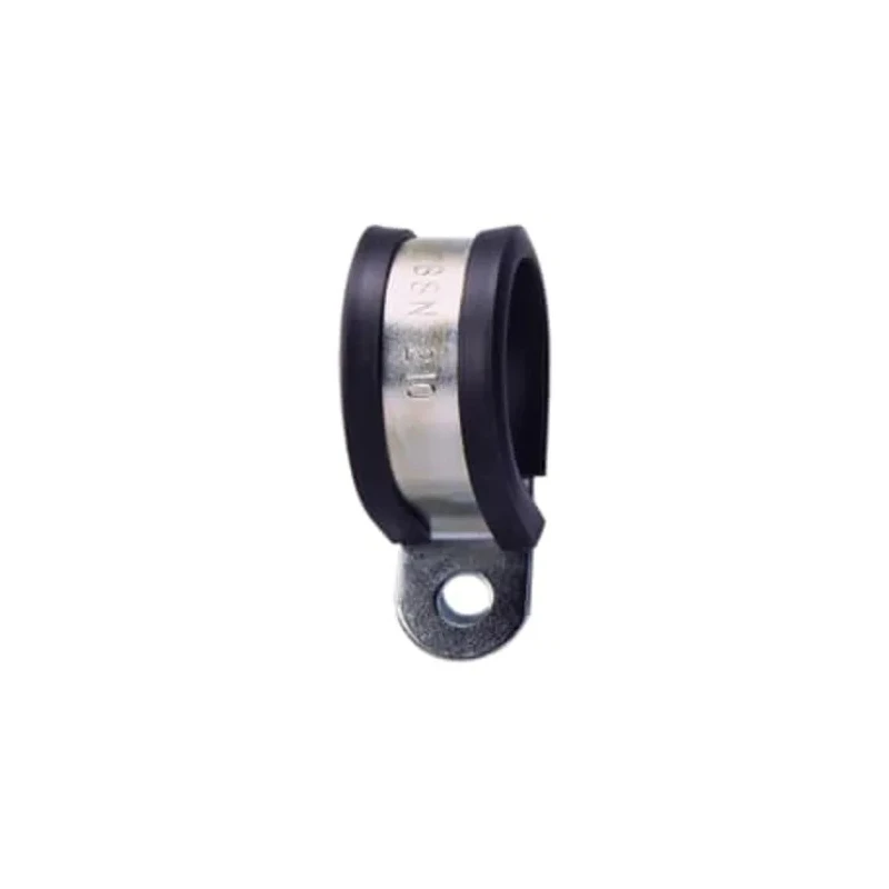 RS PRO Black Plated Steel Cable Clip, 14 mm Max. Bundle Diameter, Screw Fixing 1.4 mm Thickness 12.7 mm Width 186-5375