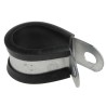 RS PRO Black Plated Steel Cable Clip P Clamp, Screw Fixing, 16 mm Max Bundle Diameter, 12.7 x 1.4 x 1.4 mm 186-5381