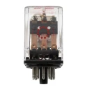 RS PRO Power Relay 3PDT, 115V AC Coil, 10A Switching Current, Silver Alloy Contacts 349-282