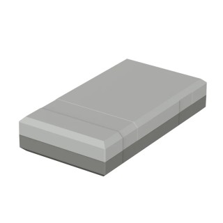 Bopla Elegant Series Polystyrene Enclosure Grey Lid IP40 30 mm x 150 mm x 82 mm 32153002 EG 1530