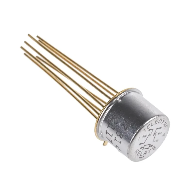 Teledyne Through Hole RF Relay, 12V DC Coil, DPDT, Gold Plated Contacts, 1A Contact Current 712-12