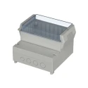 Bopla RegloCard-Plus Series Polycarbonate ABS Wall Box, IP65 Transparent Door, 166 mm x 161 mm x 121 mm 41170109 RCP 1700