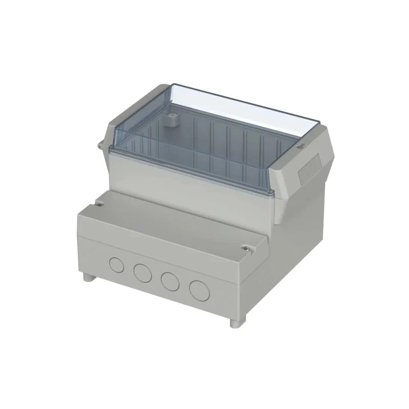 Bopla RegloCard-Plus Series Polycarbonate ABS Wall Box, IP65 Transparent Door, 166 mm x 161 mm x 121 mm 41170109 RCP 1700