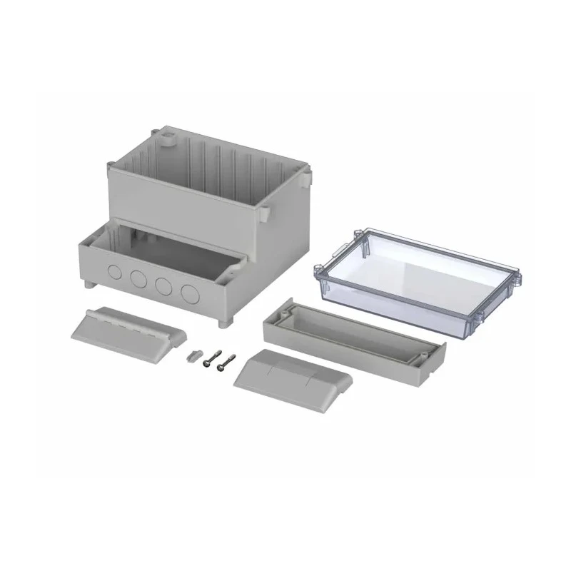 Bopla RegloCard-Plus Series Polycarbonate ABS Wall Box, IP65 Transparent Door, 166 mm x 161 mm x 121 mm 41170109 RCP 1700