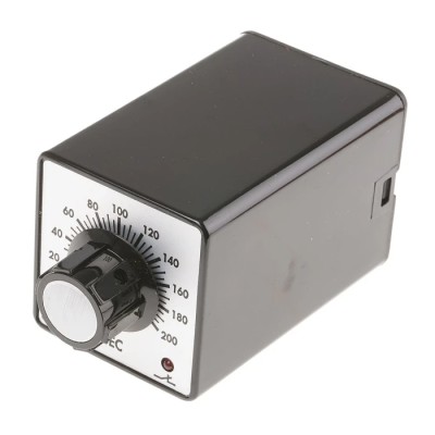 Tempatron 2B Series Timer Relay, 2-Contact DPDT, 24 V dc/ac, ON Delay, Time Range 5 to 200 s, 8-Pin Terminal 2BDE200SLP24VDC