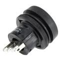 ITW Switches 76-91 Series Push Button Switch Momentary Panel Mount SPDT Clear LED IP67 22.5 mm Cutout 250 V 76-9111/439088