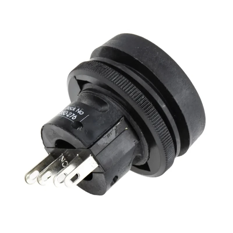 ITW Switches 76-91 Series Push Button Switch Momentary Panel Mount SPDT Clear LED IP67 22.5 mm Cutout 250 V 76-9111/439088