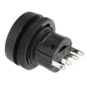 ITW Switches Push Button Switch Momentary Panel Mount 22.5 mm Cutout SPDT Clear LED IP67 250 V 10A 76-9114/439088