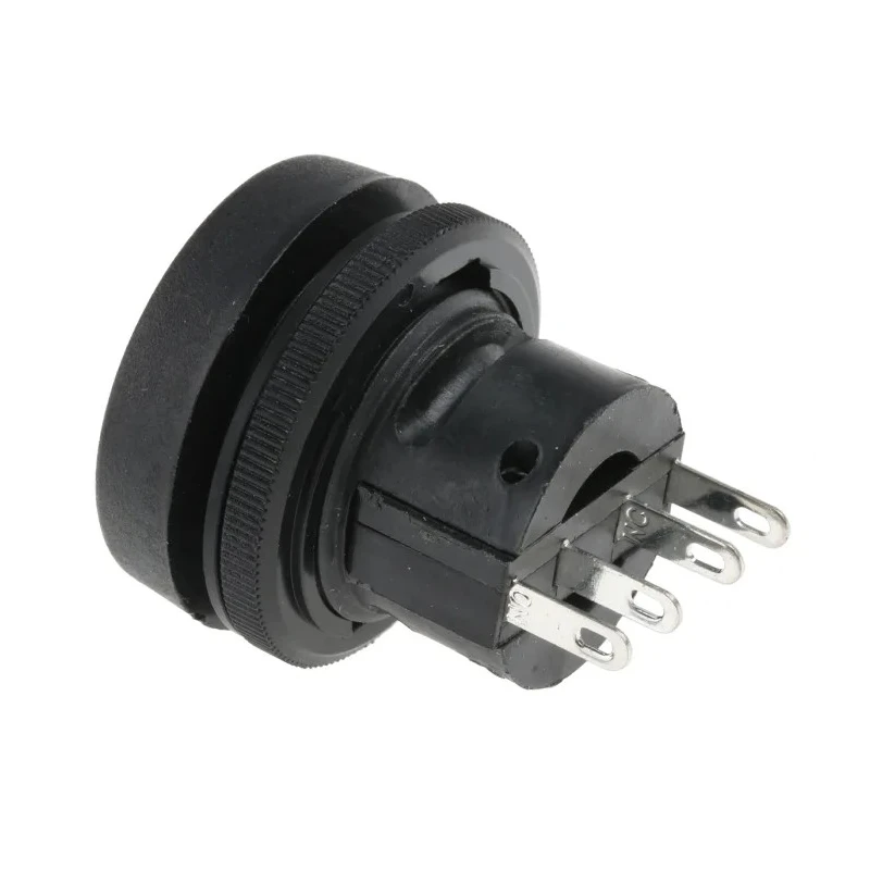 ITW Switches Push Button Switch Momentary Panel Mount 22.5 mm Cutout SPDT Clear LED IP67 250 V 10A 76-9114/439088