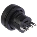 ITW Switches 76-91 Series Panel Mount Momentary Push Button Switch Green Actuator SPDT 22.5 mm Cutout IP67 76-9113/439088