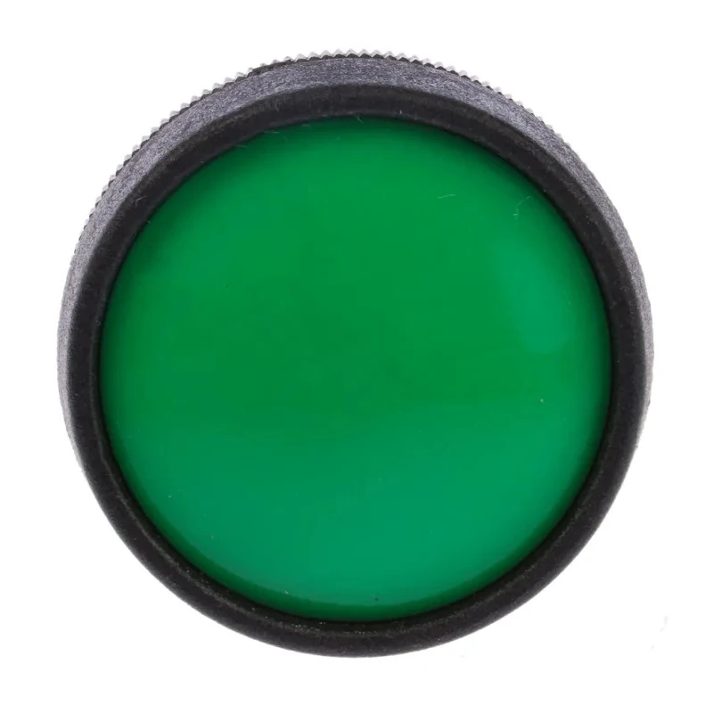 ITW Switches 76-91 Series Panel Mount Momentary Push Button Switch Green Actuator SPDT 22.5 mm Cutout IP67 76-9113/439088