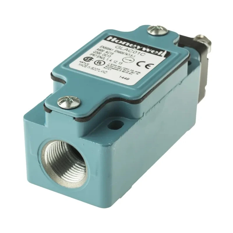 Honeywell Technologies GLA Micro Switch Series Roller Plunger Limit Switch, 1 NC/1 NO, IP67 Zinc Housing 600V AC 6A 