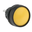 ITW Switches 76-91 Series Momentary Panel Mount Push Button Switch, Yellow Actuator, 22.5 mm Cutout, SPDT 76-9115/439088