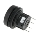 ITW Switches 76-91 Series Momentary Panel Mount Push Button Switch, Yellow Actuator, 22.5 mm Cutout, SPDT 76-9115/439088
