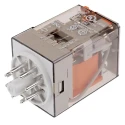 Finder Power Relay 48V AC Coil, 10A Switching Current, DPDT Contact Configuration 60.12.8.048.0040