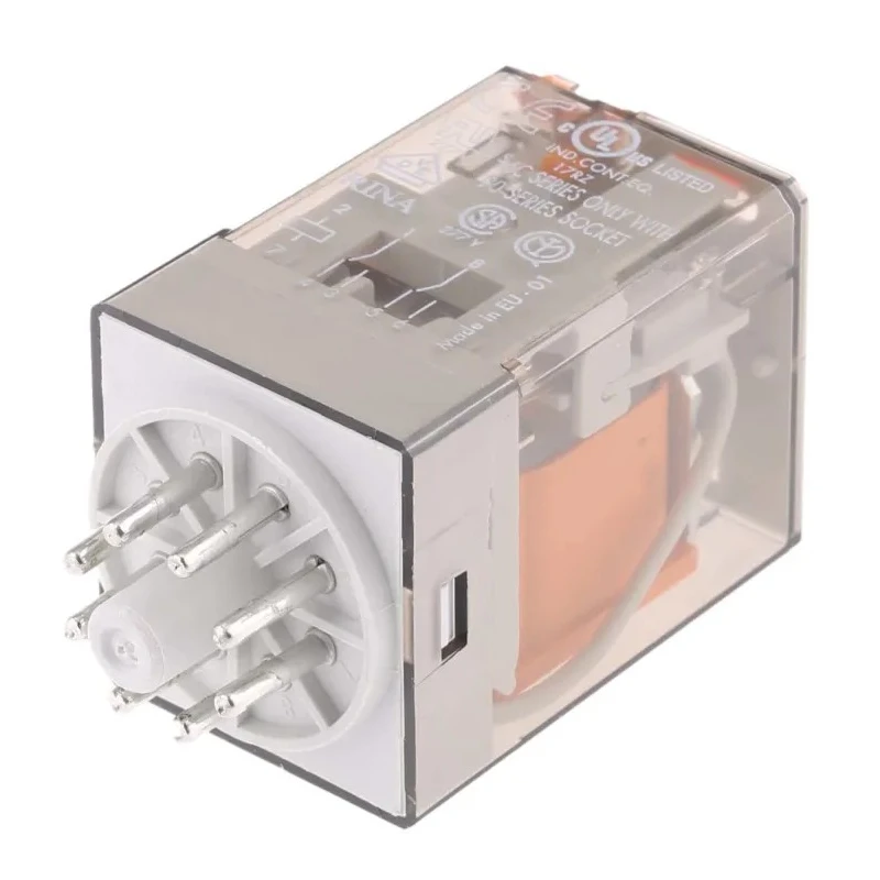 Finder Power Relay 24V AC Coil Voltage 10A Switching Current DPDT Contact Configuration 60.12.8.024.0040