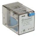 Finder Power Relay, 24V DC Coil Voltage, 10A Switching Current, 3PDT Contact Configuration, Silver Alloy 60.13.9.024.0040