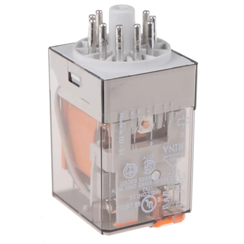 Finder Power Relay 48V AC Coil 10A Switching Current 3PDT PCB Pin Terminals 60.13.8.048.0040