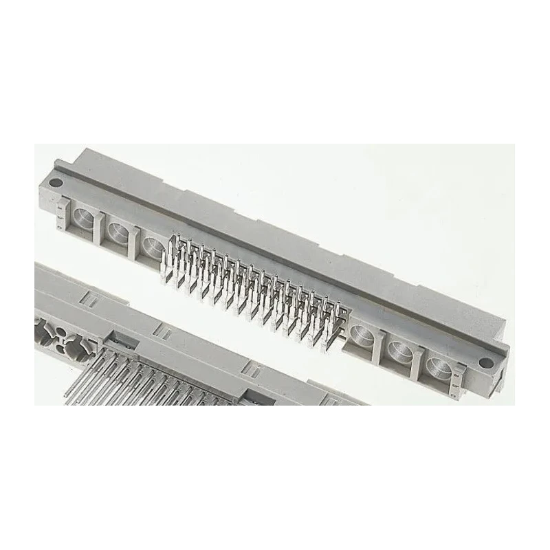 ERNI DIN 41612 64 Way Through Hole Solder Termination C/2 Sub Type, Gold over Nickel Contacts, Right Angle 374171 / 374171-E