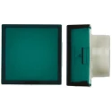 Saia-Burgess Green Square Push Button Lens for Use with TP2 Series 563211-605