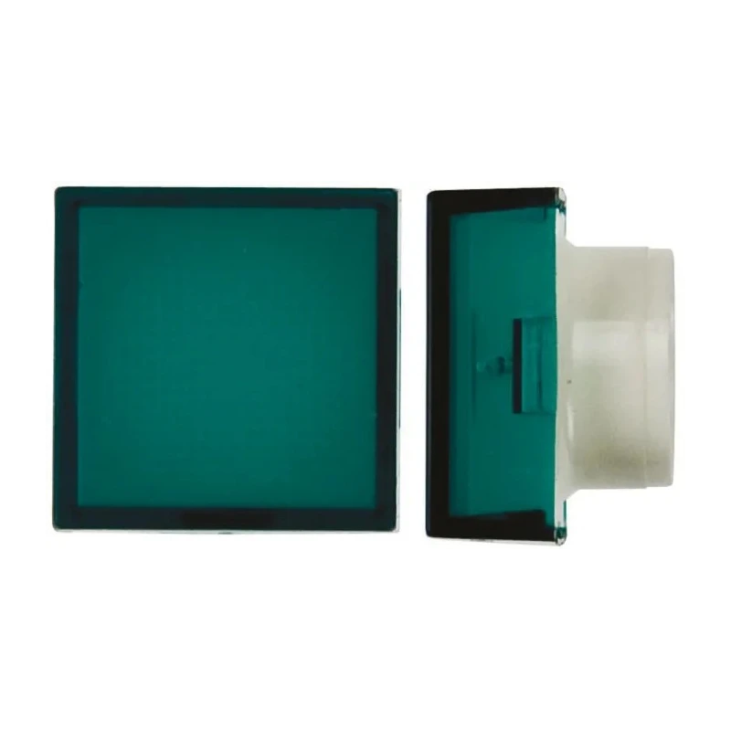 Saia-Burgess Green Square Push Button Lens for Use with TP2 Series 563211-605