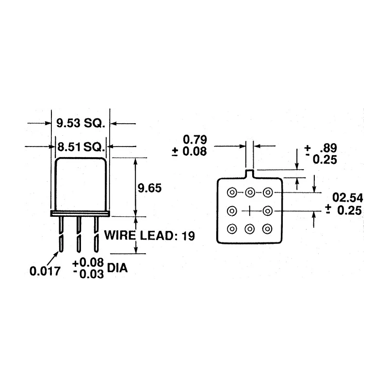Teledyne Through Hole RF Relay 26.5V dc Coil DPDT 172-26