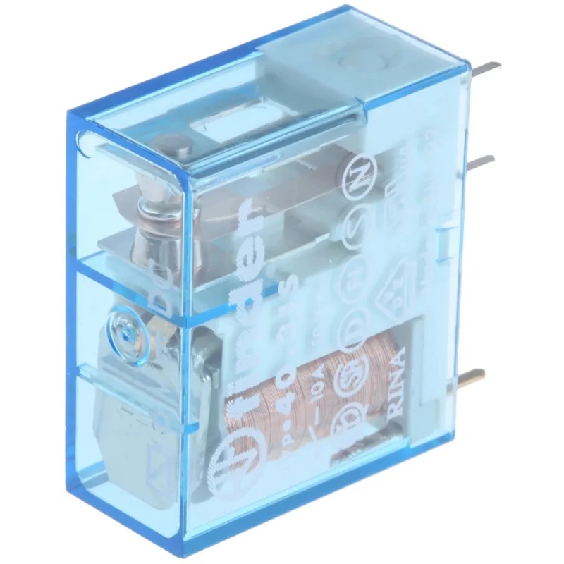 Finder PCB Power Relay, 6V DC Coil Voltage, 10A Switching Current, SPDT Contact Configuration 40.31.7.006.0000