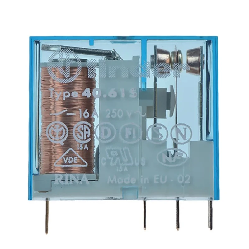Finder PCB Power Relay 6V DC Coil Voltage 16A Switching Current SPDT 40.61.7.006.0000